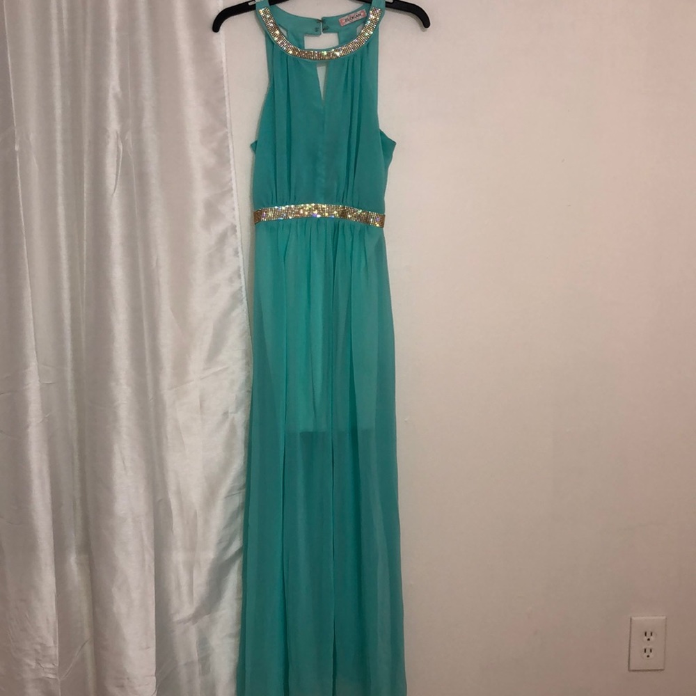 Long Turquoise dress